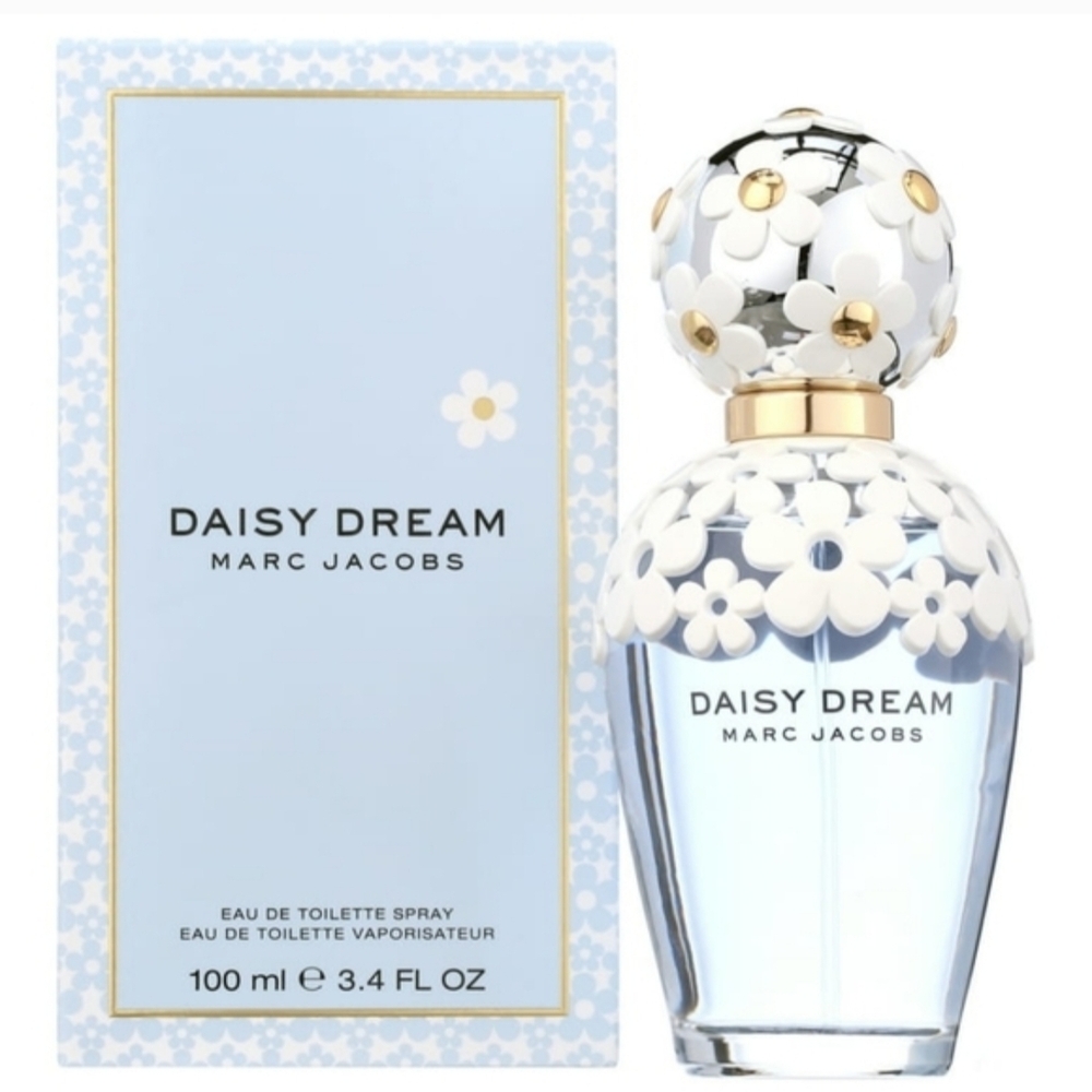 NEW !!!!! Marc Jacobs Daisy Dream Perfume with Blue and White Floral Design - Picture 1 of 4
